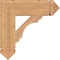 Ekena Millwork Olympic Arts & Crafts Smooth Bracket, Western Red Cedar, 5 1/2"W x 22"D x 22"H BKT06X22X22OLY03SWR - alternate 3